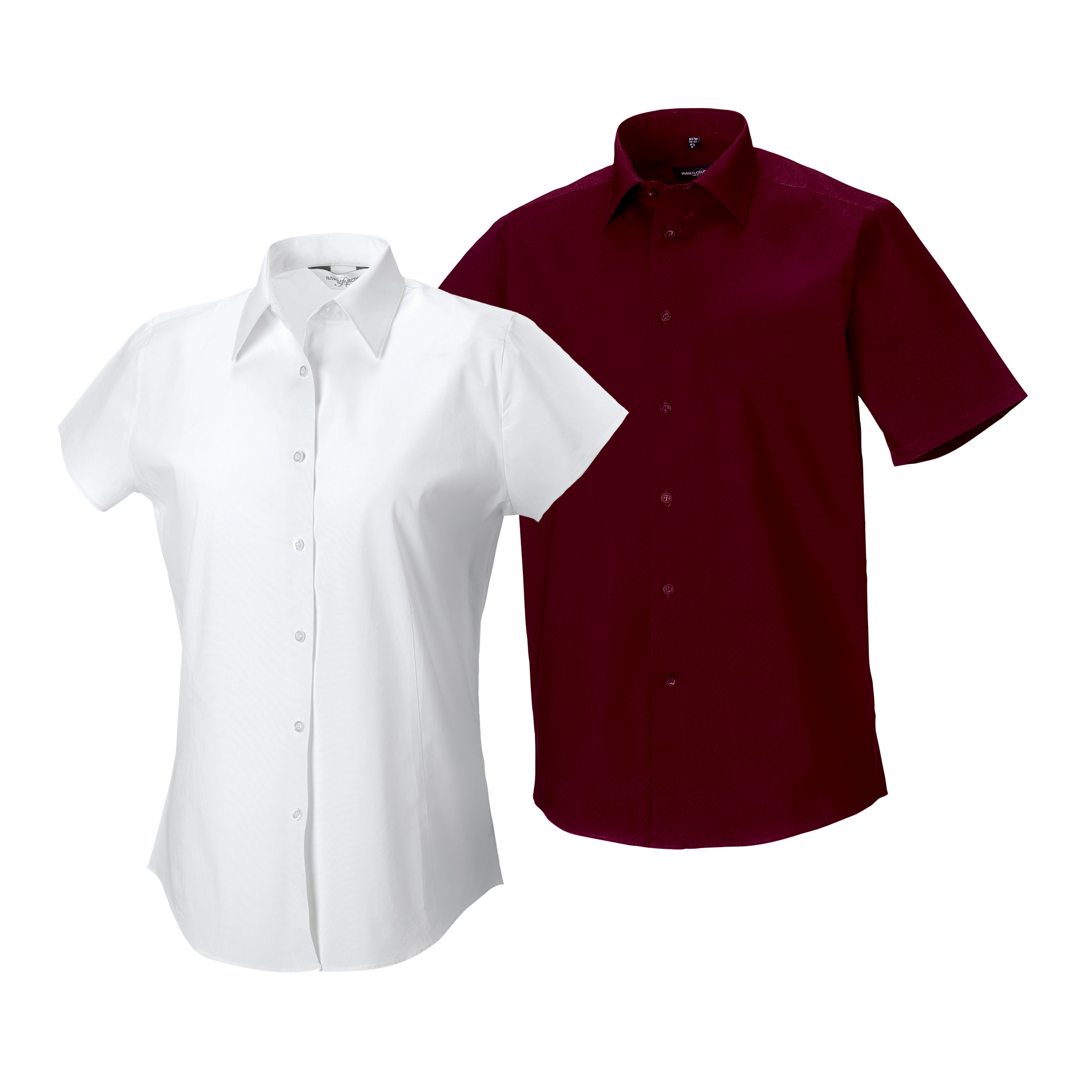 Premium stretch blouse korte mouw