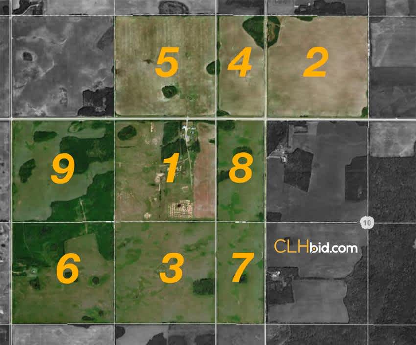 Map of Lueken Ranch