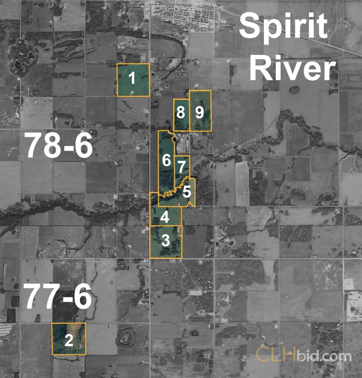 Map of River & Main