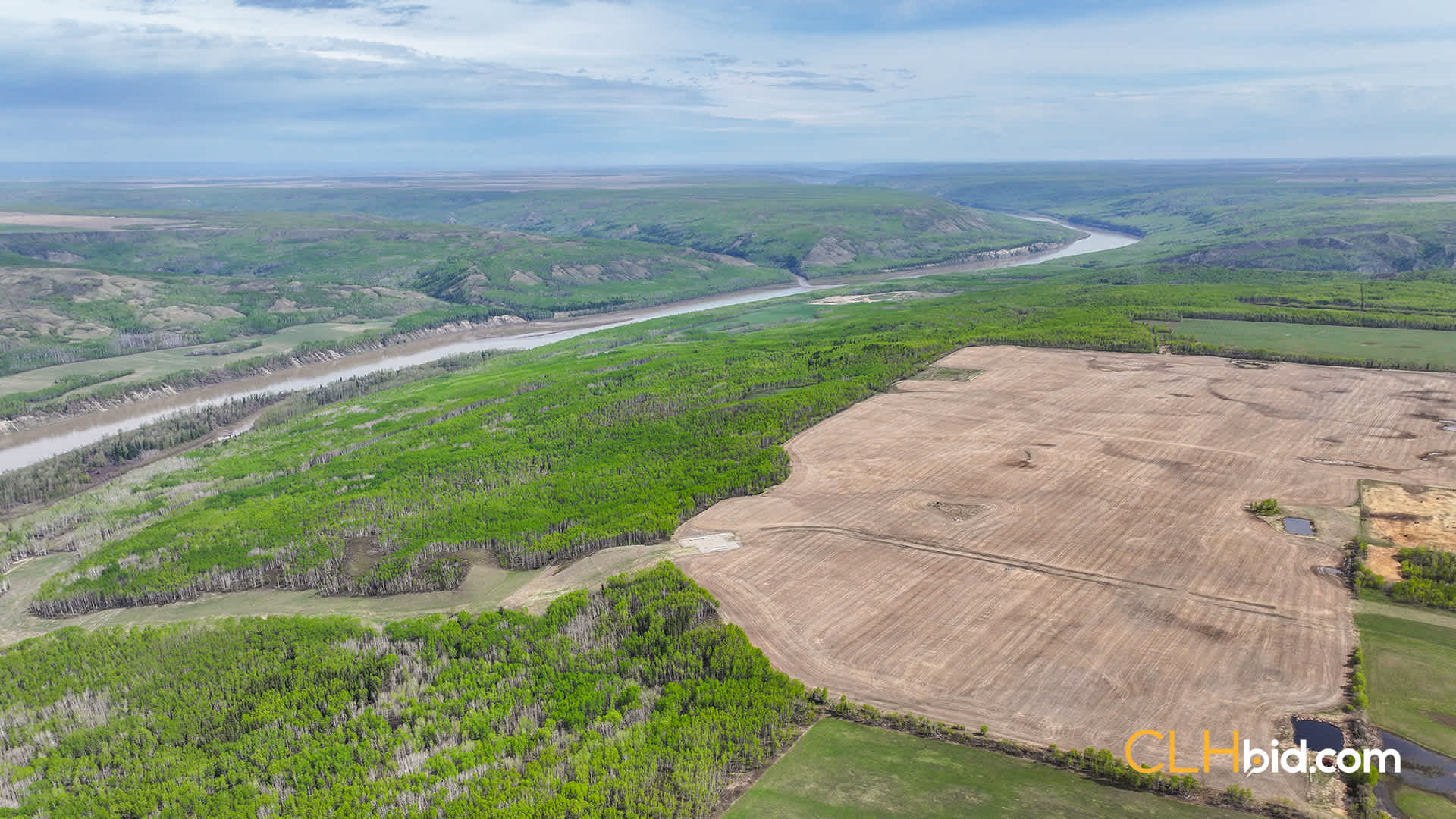 View from above of Peace River Haven