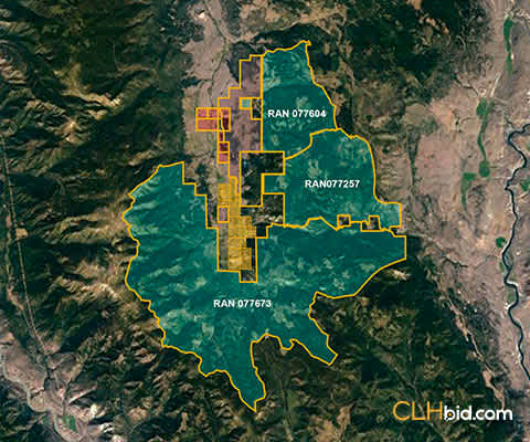 Map of Hat Creek Ranch Collection