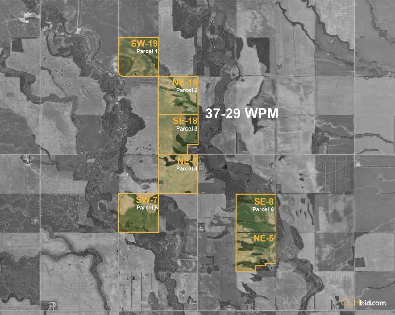Map of Borderline Magnificent Seven