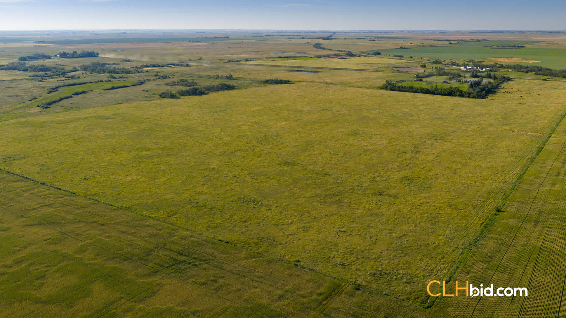 View from above of Big Sky Country