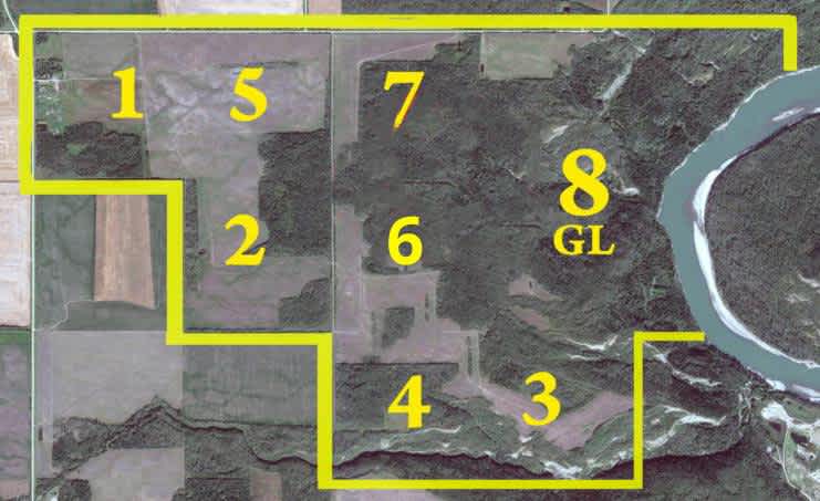 Map of Rycroft Ranch