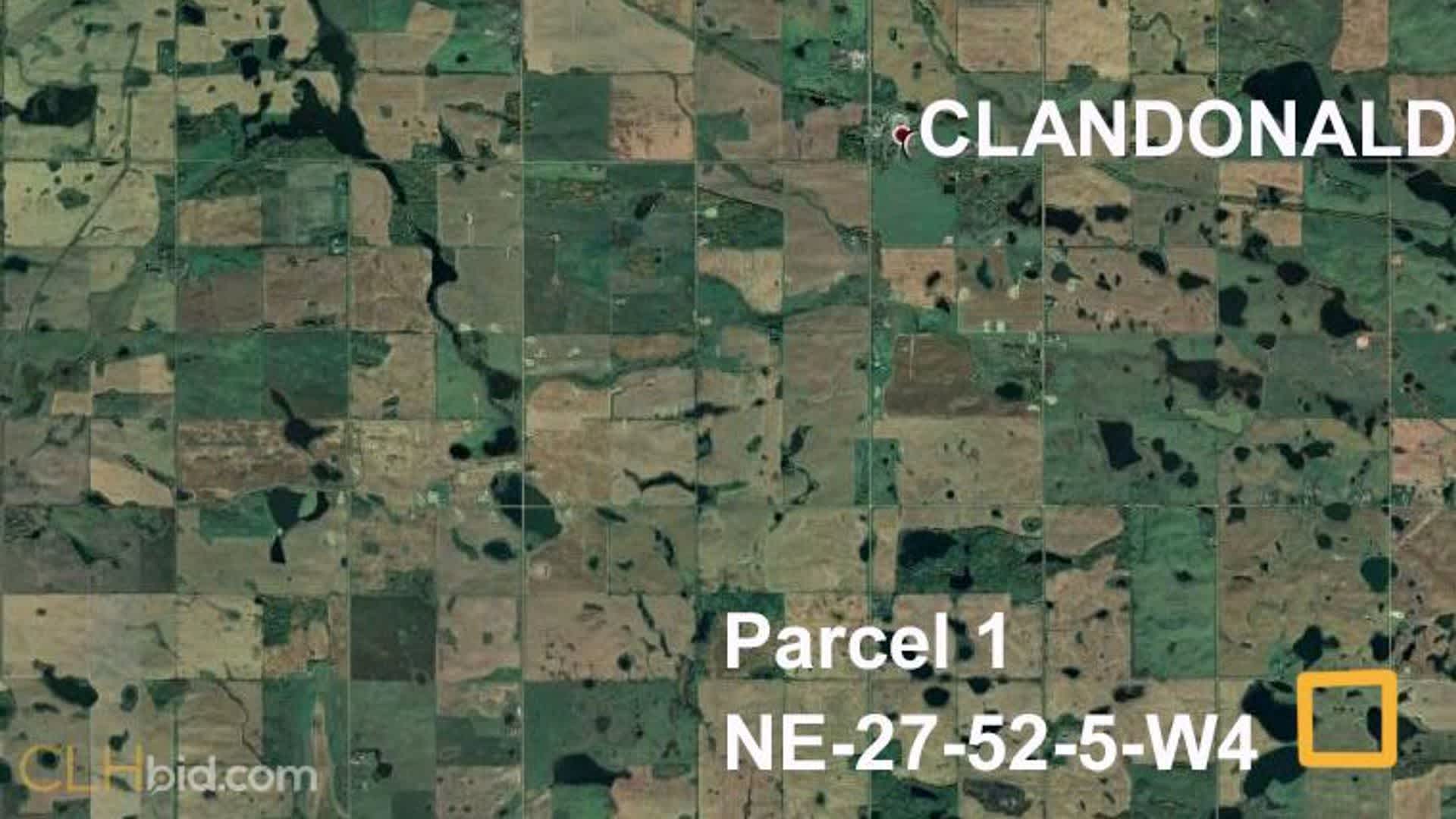 View from above of Clandonald