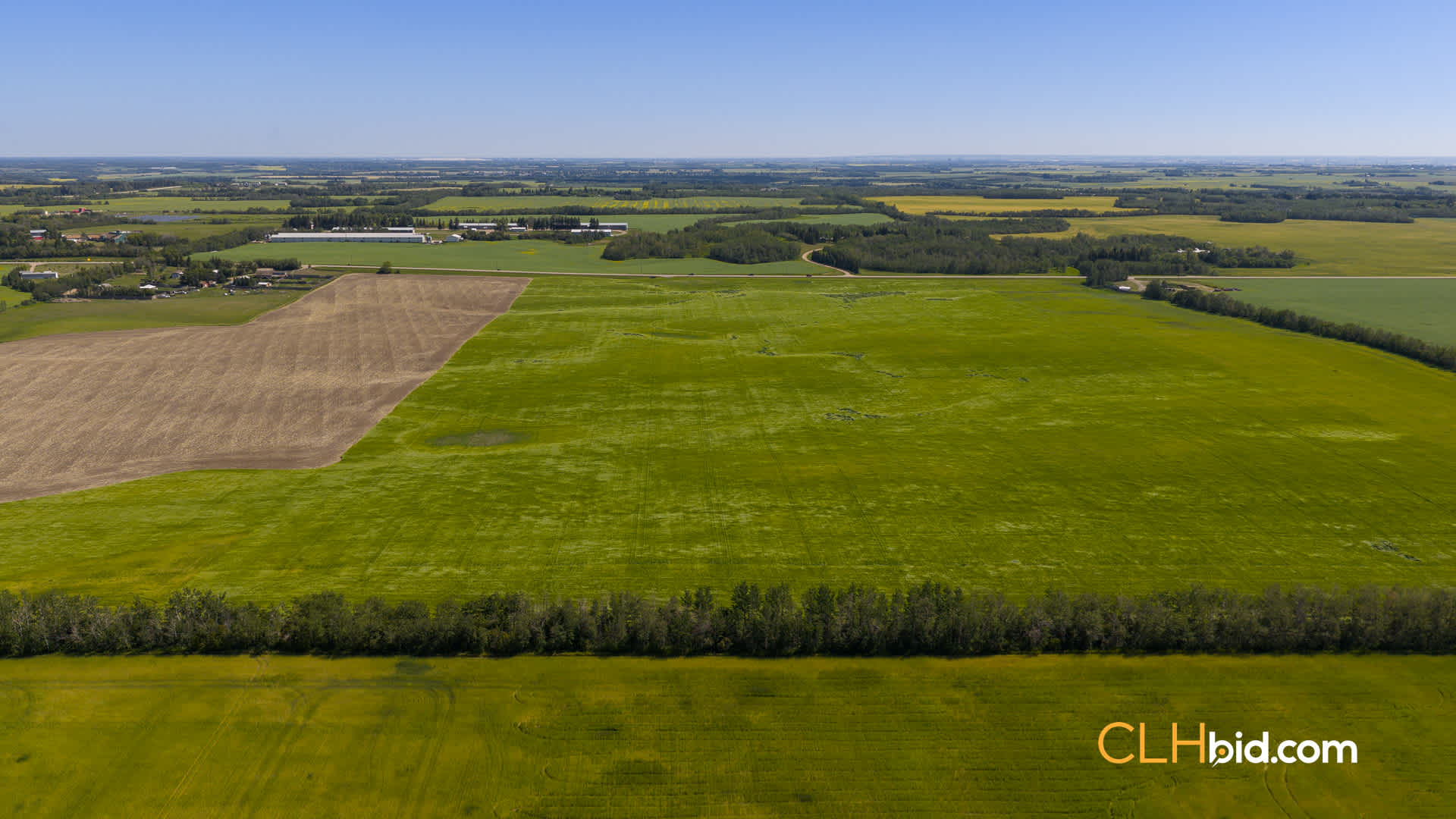 View from above of Sturgeon County Star