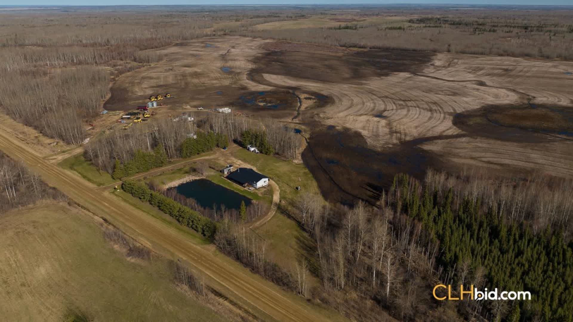 View from above of Sunset Acres