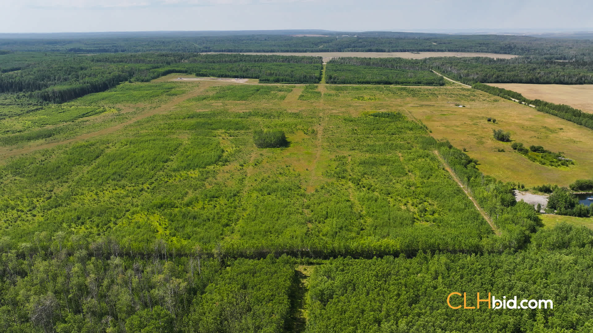 View from above of Saddle Hills Buildup