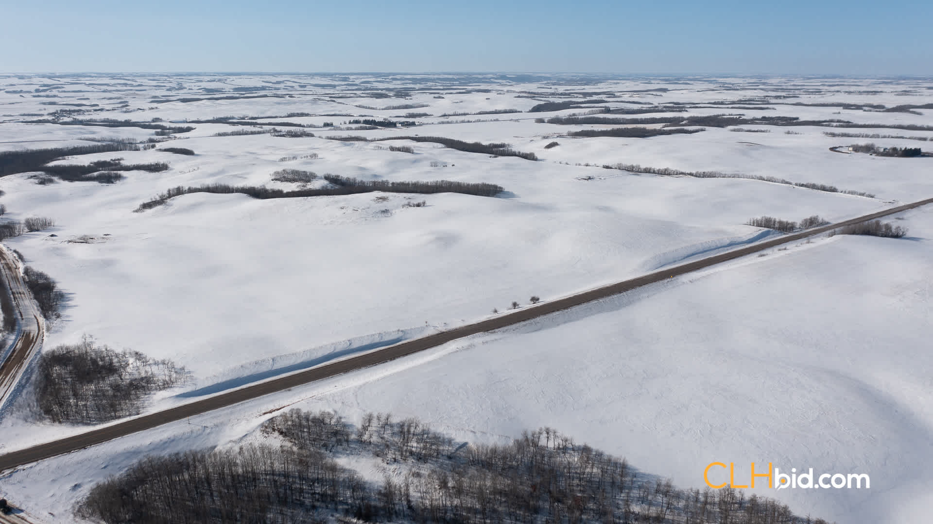 View from above of Farmland Faceoff