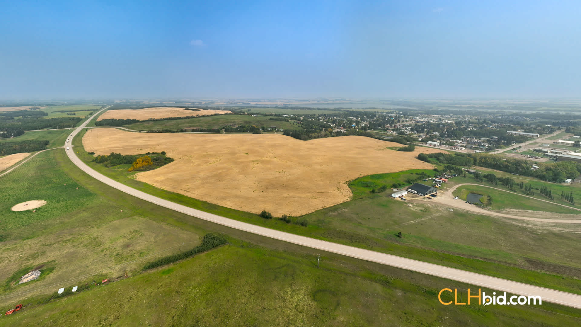 View from above of Delburne Success