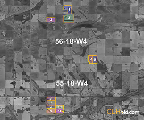 Map of Lamont Top Grade