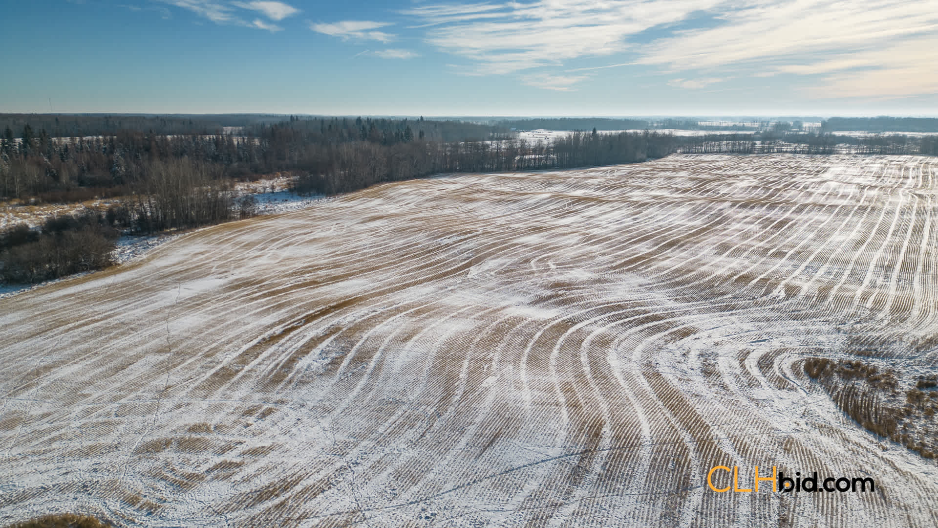 View from above of Thorhild County Express