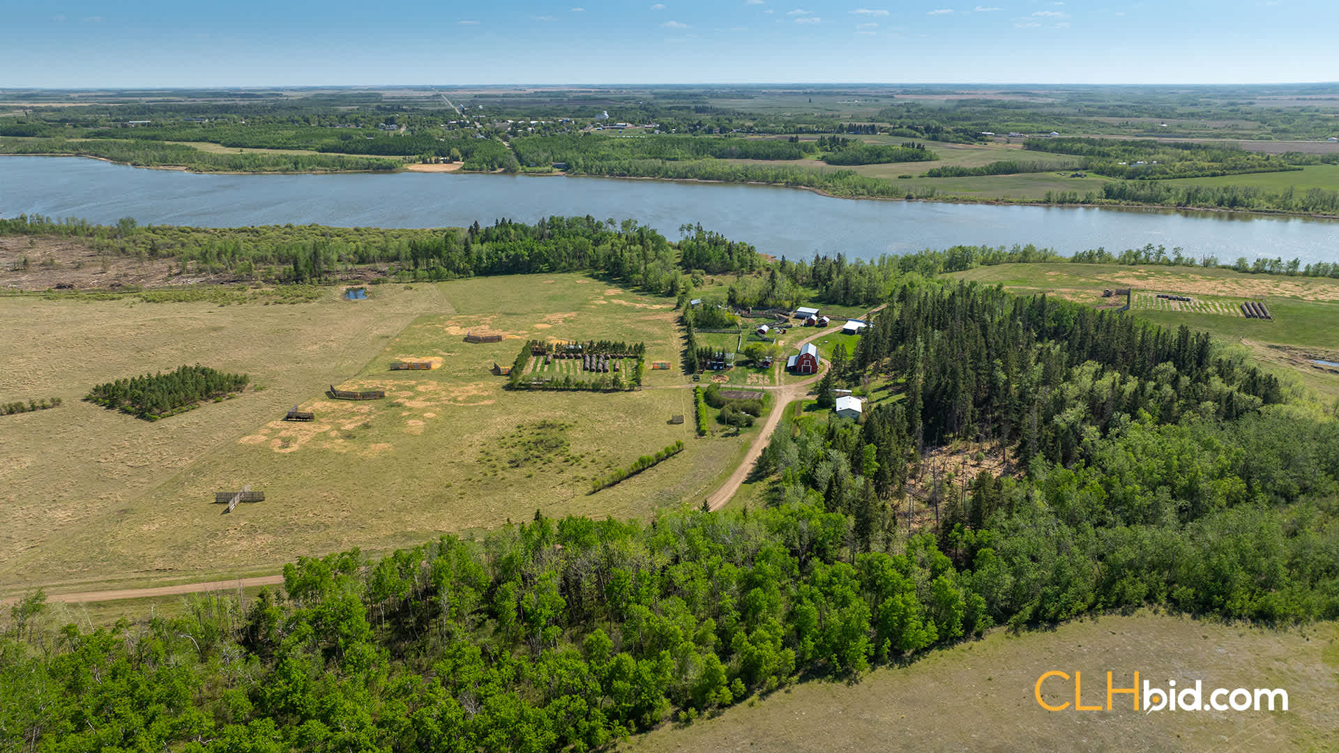 View from above of Assiniboine Rancher