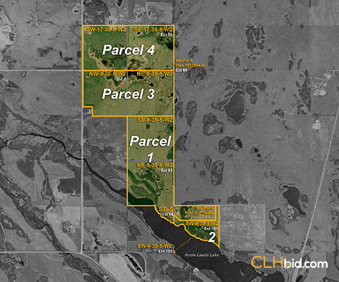 Map of Assiniboine Rancher