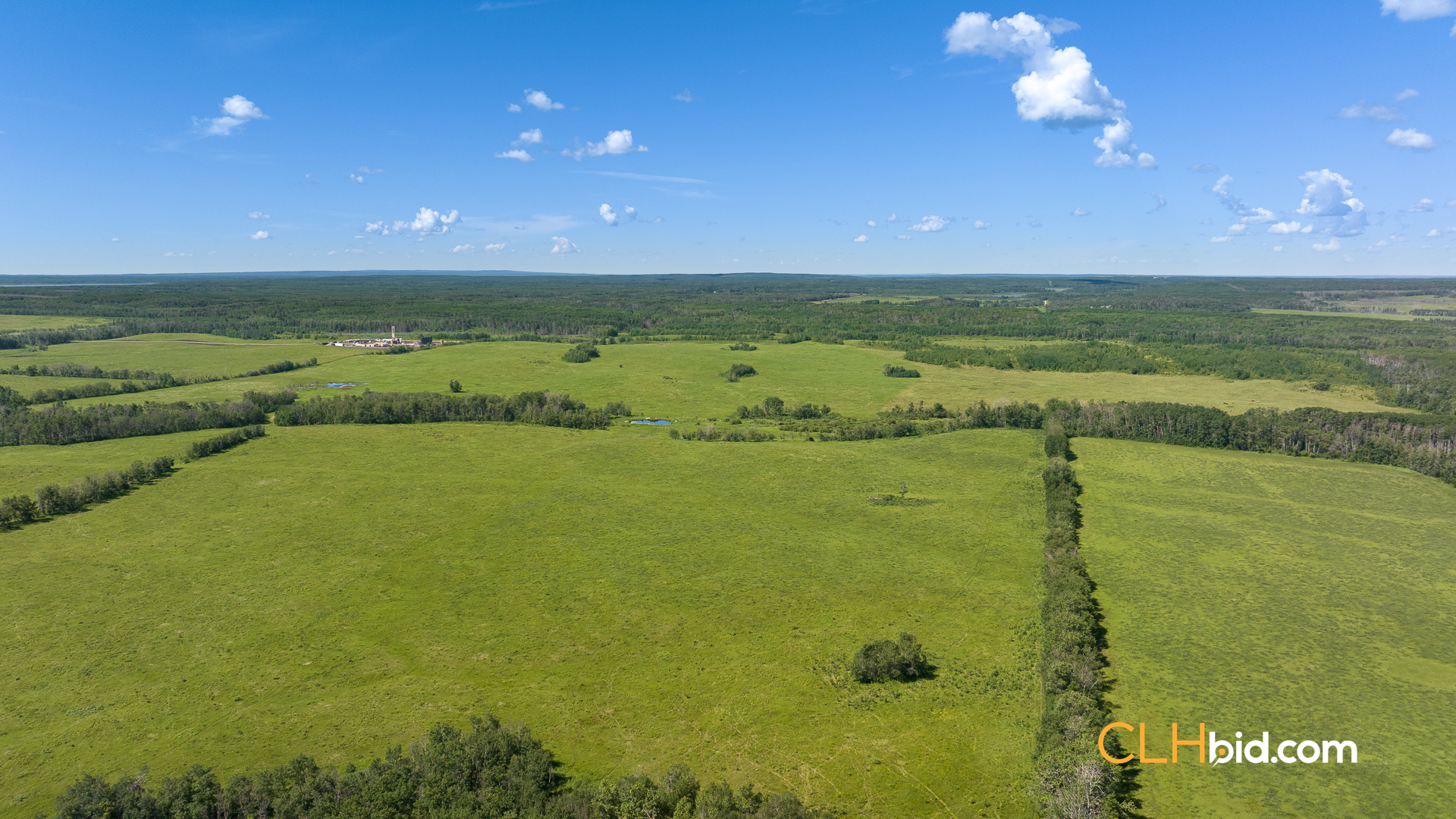 View from above of Angling Lake Triple
