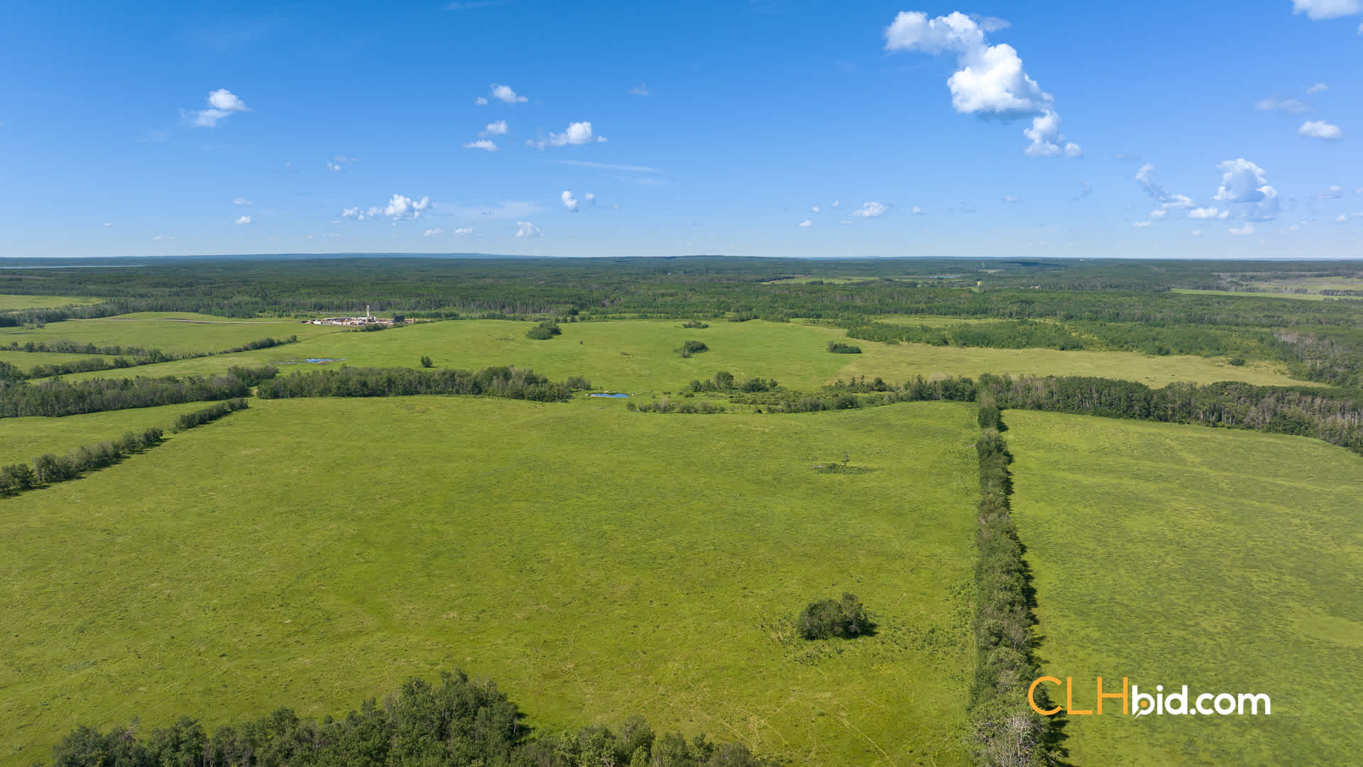 View from above of Angling Lake Triple