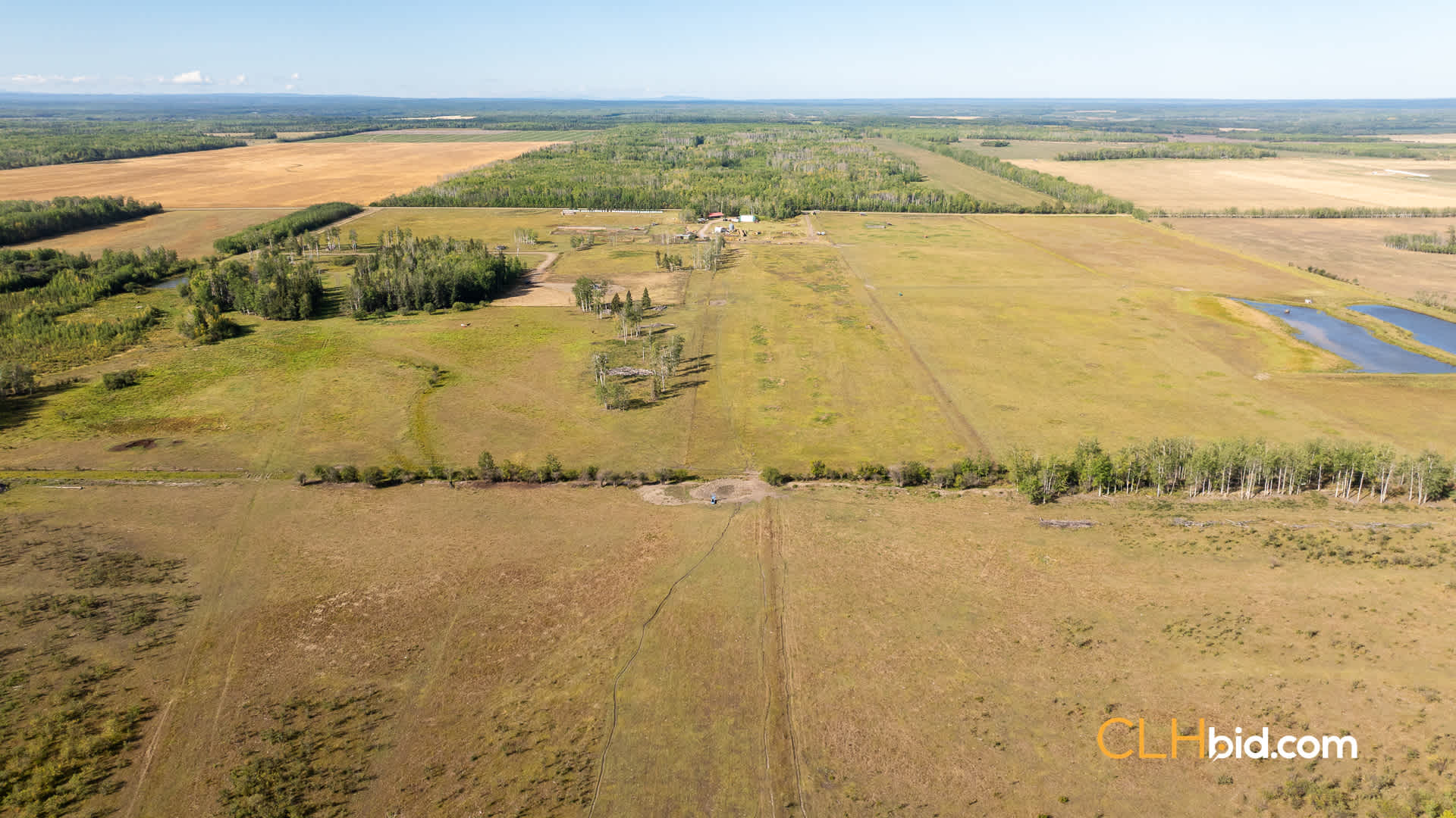 View from above of Peace Country Rancher