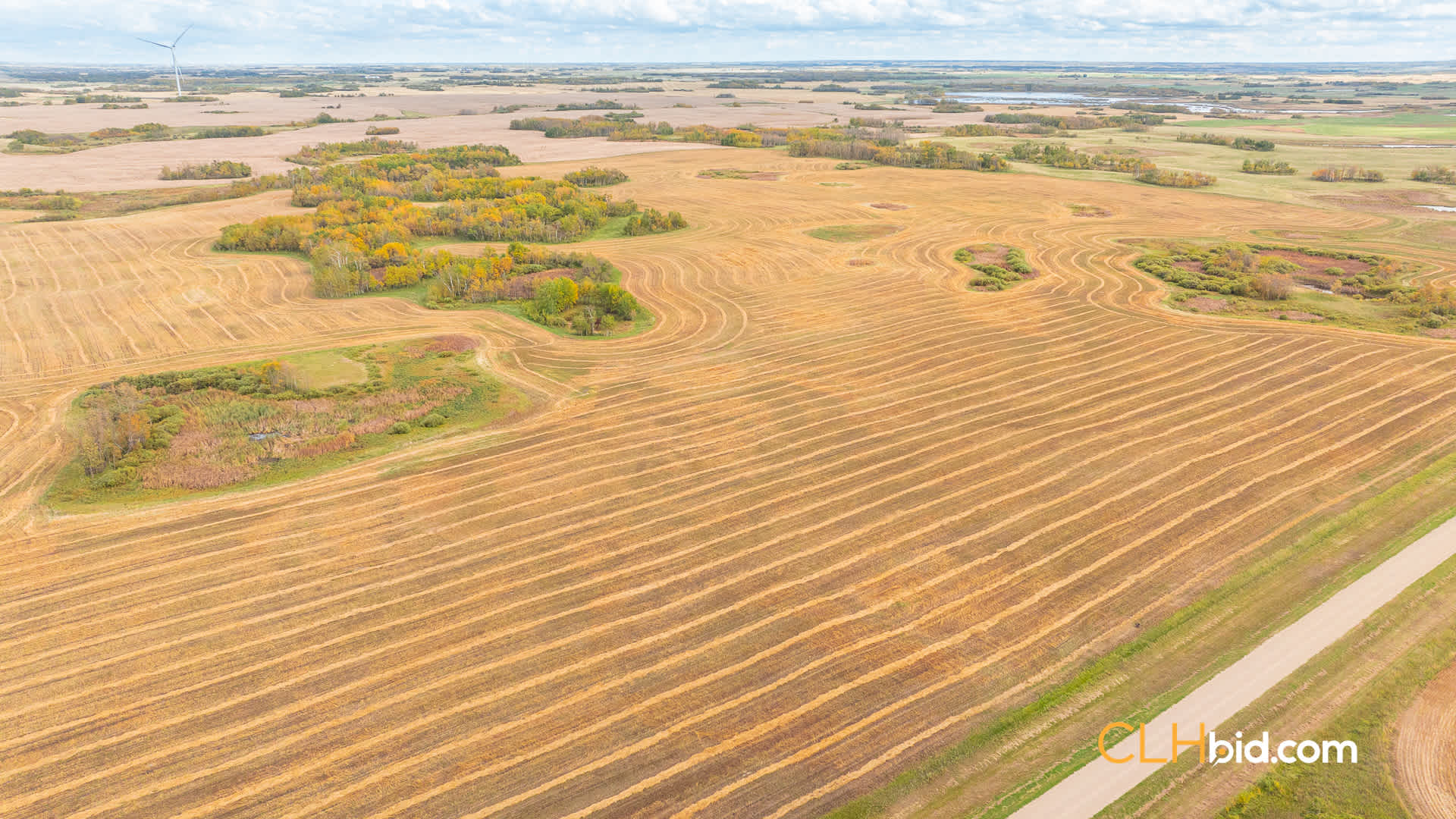 View from above of Kipling Crop & Cattle