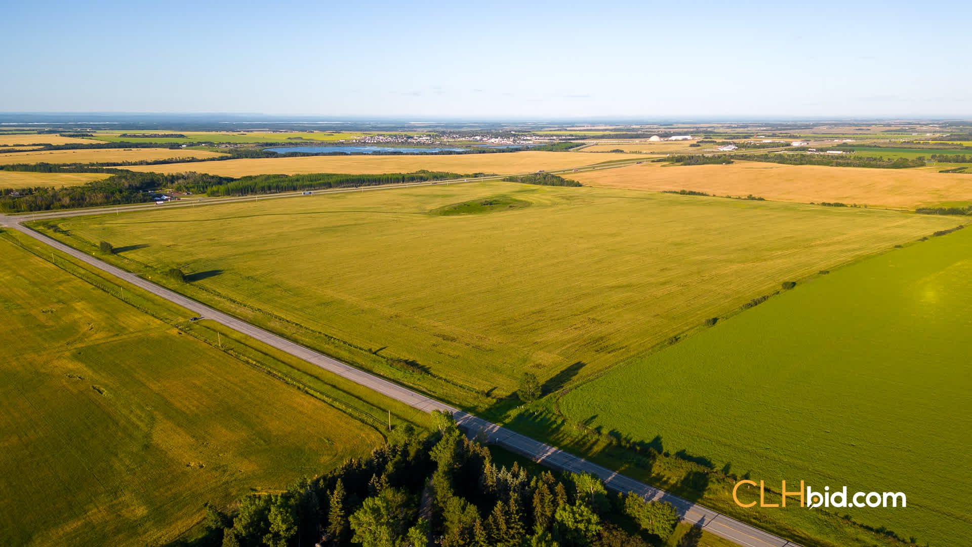 View from above of Saskatoon Lake Score