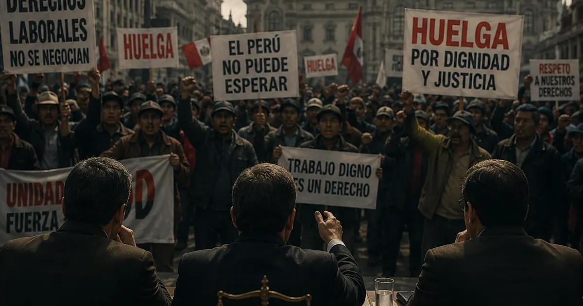 Portada del artículo Restricciones al derecho a la huelga en el Perú: análisis normativo y constitucional
