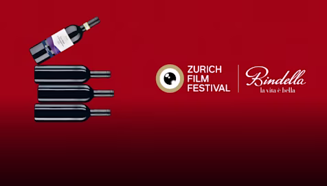Film ab. Mit Bindella. ZFF Banner