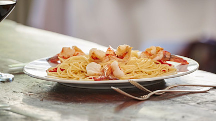 Spaghetti aglio, olio e peperoncini aus der Cantinetta Bindella in Winterthur