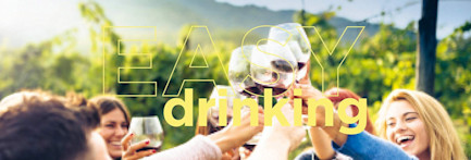 Schriftzug «Easy drinking»