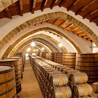 Barriquekeller der Cantine Florio