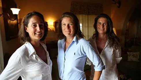 Albiera, Allegra und Alessia Antinori (v. l. n. r.) gehören zur Besitzerfamilie der Dynastie Antinori