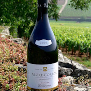 Abgefüllte Flasche des Weinguts Domaine Henri Delagrange