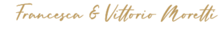 Unterschrift Francesca & Vittorio Moretti