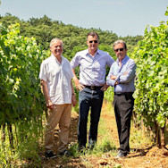 Rudi Bindella sen., Philipp Hildebrand und Riccardo Cotarella (v.l.n.r.)