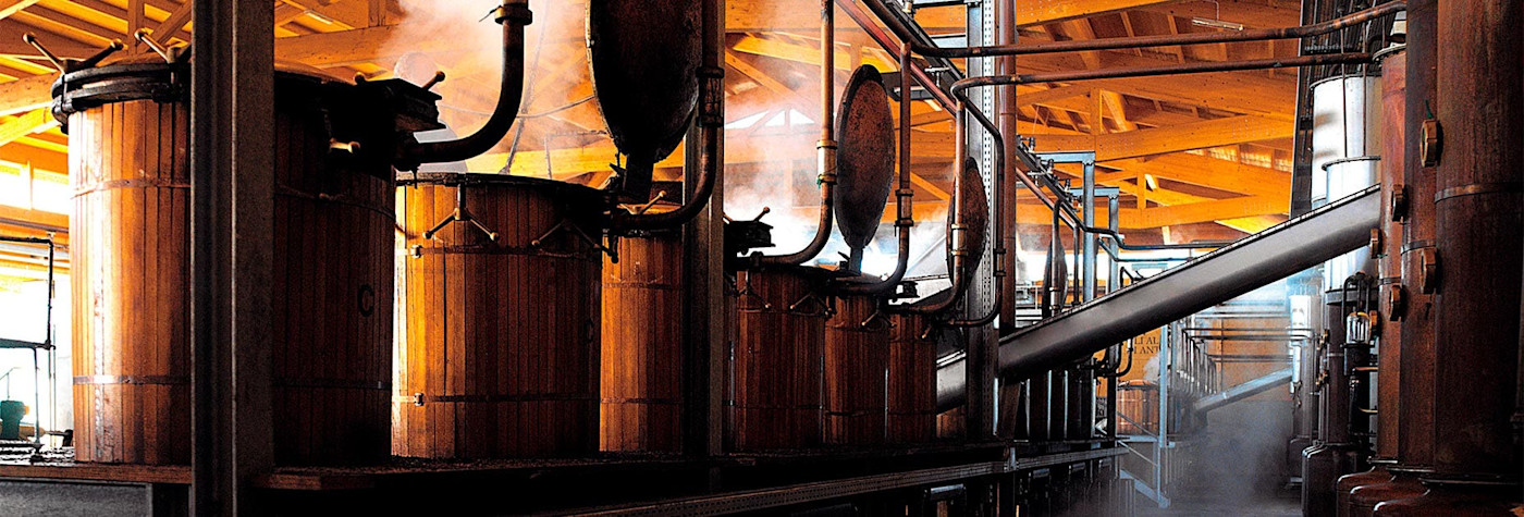 Blick in die Distillerie von Nonino