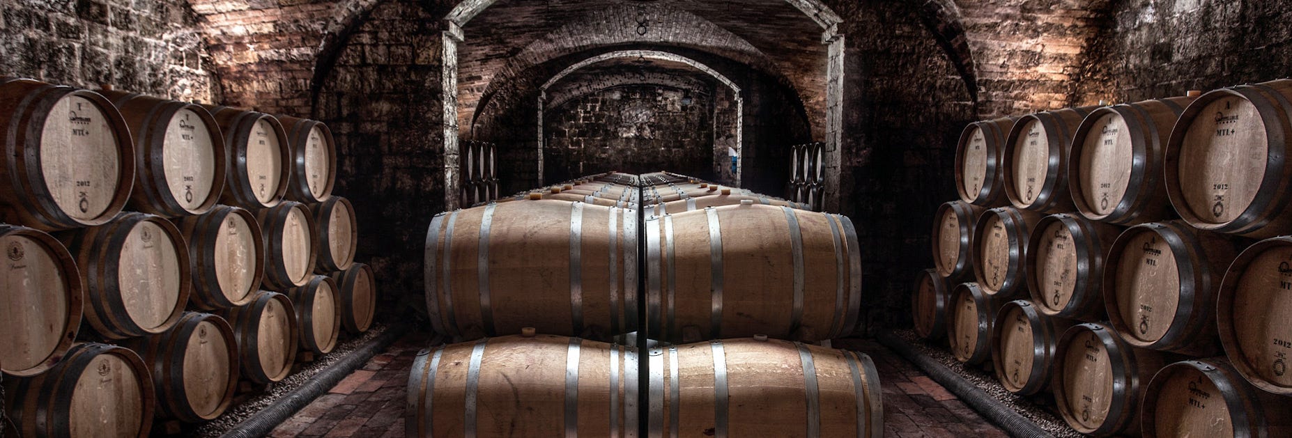 Barriquekeller der Tenuta Tignanello in der Toskana