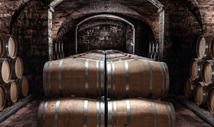 Barriquekeller der Tenuta Tignanello in der Toskana