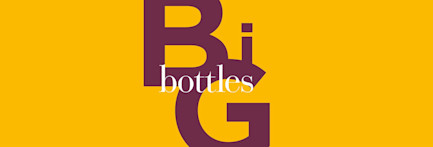 Schriftzug «Big bottles»