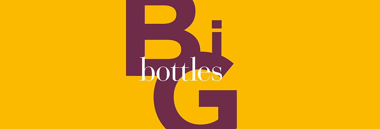 Schriftzug «Big bottles»