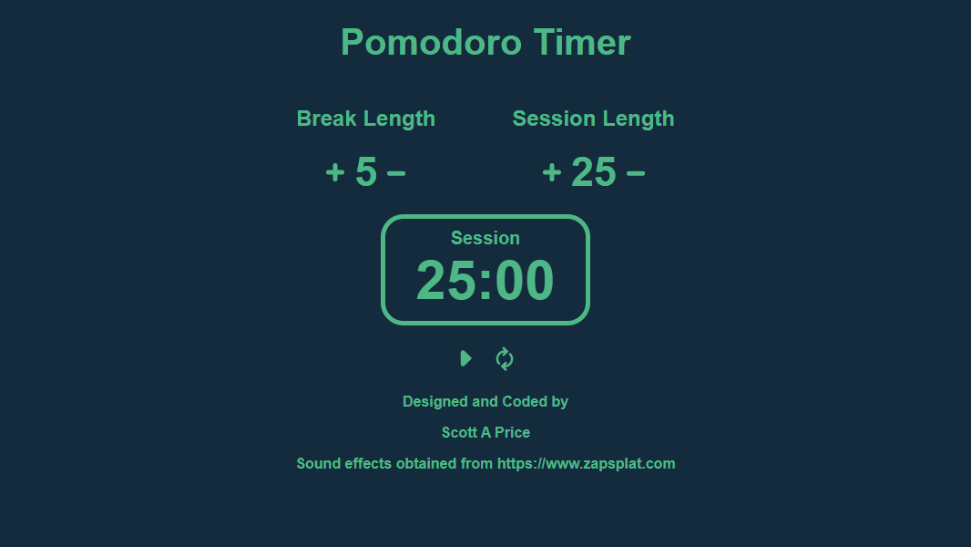 Vue Pomodoro Clock Cropped