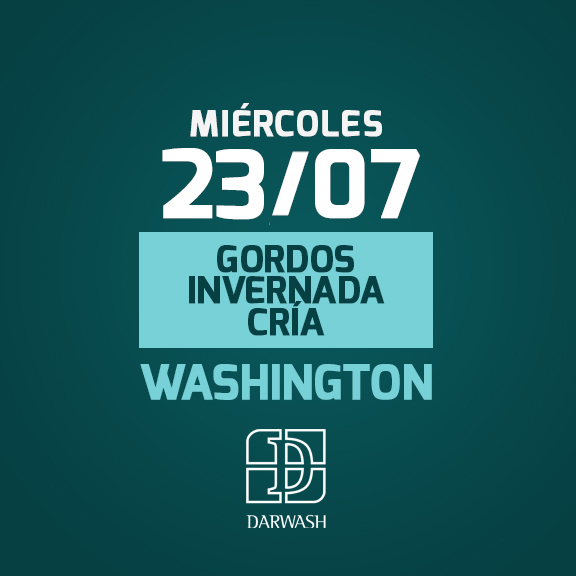 ULTIMO REMATE DE JULIO EN WASHINGTON!