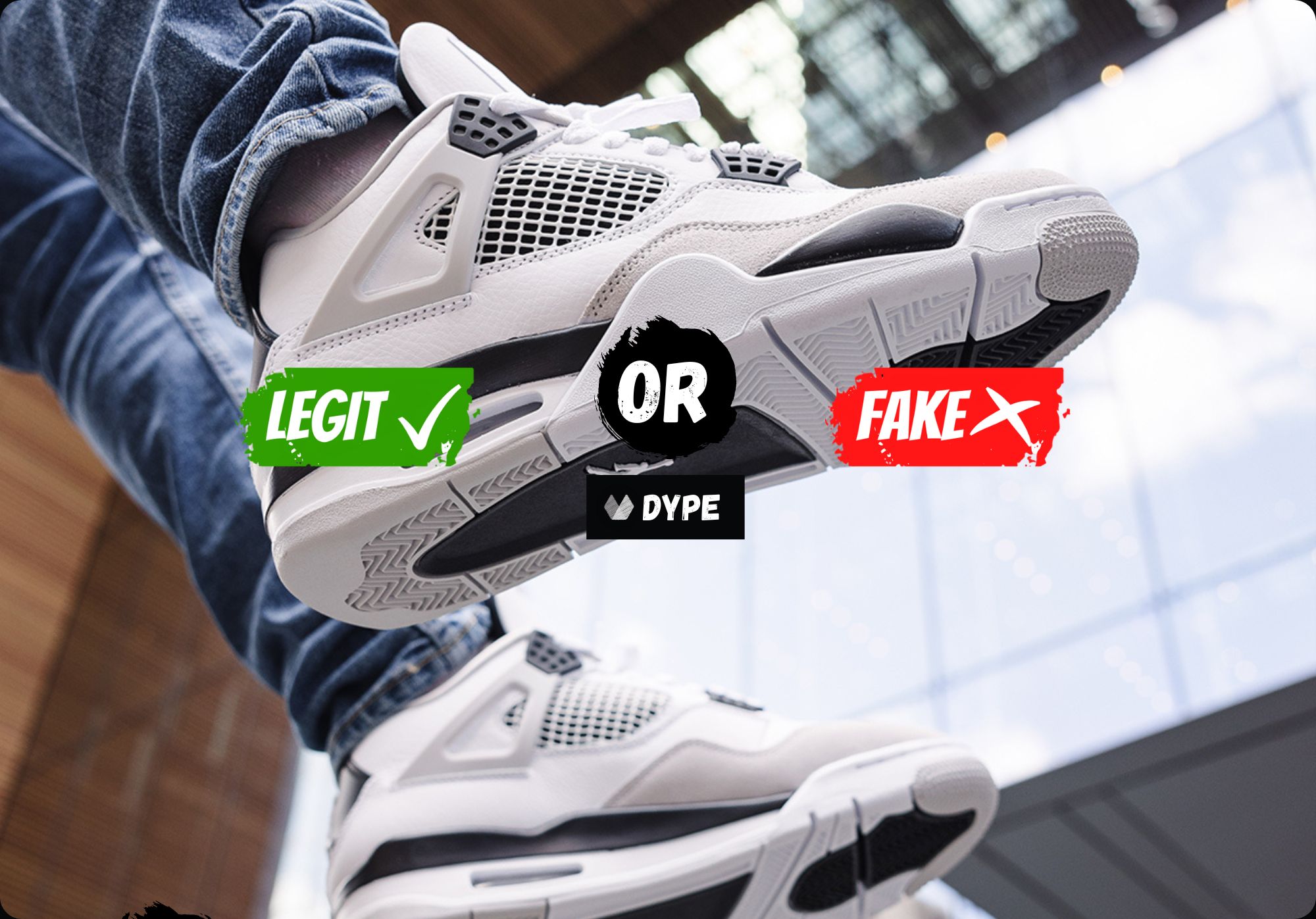 how to know if jordan 4 are fake