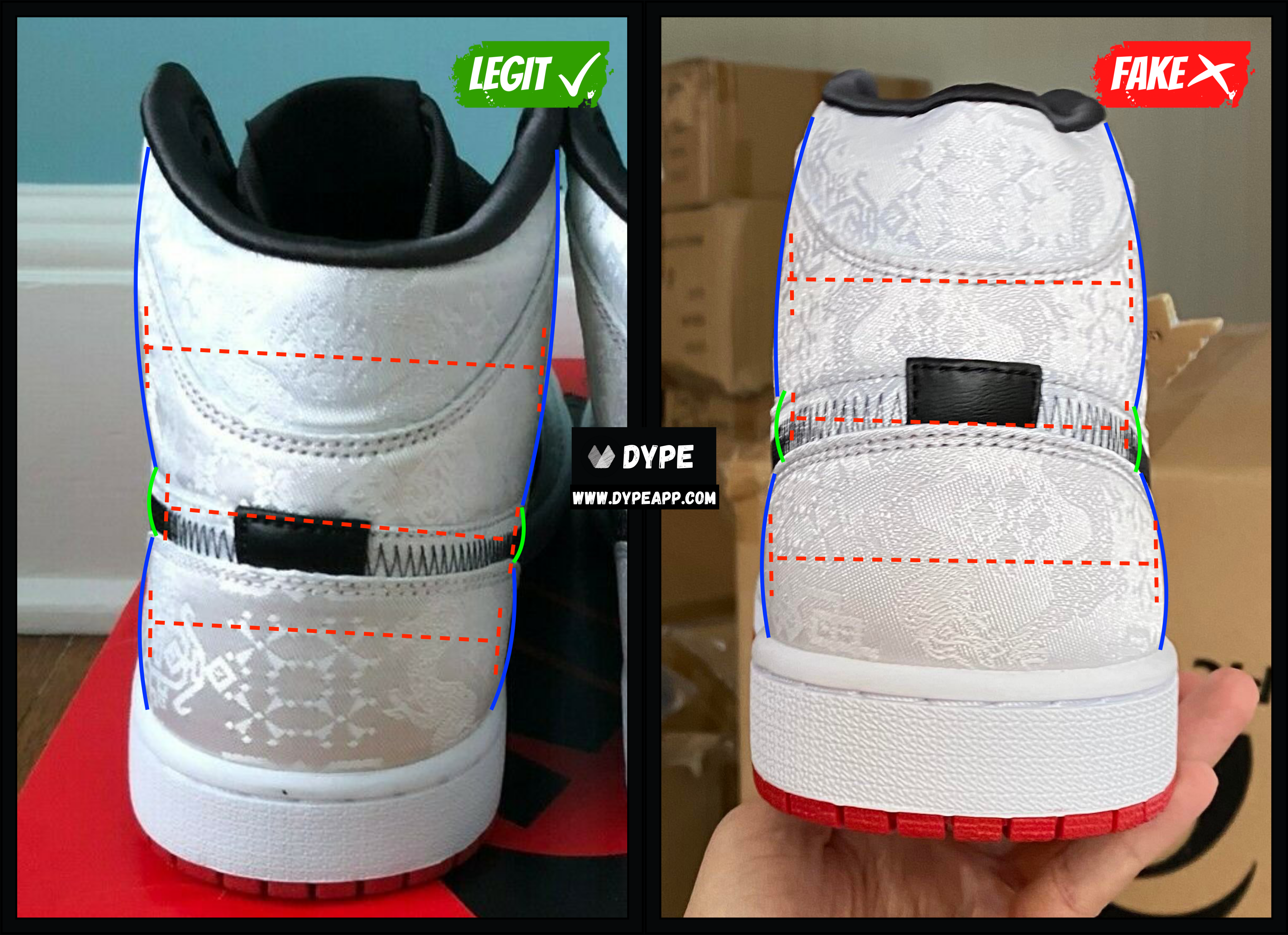 how to tell if air jordans 1 are real