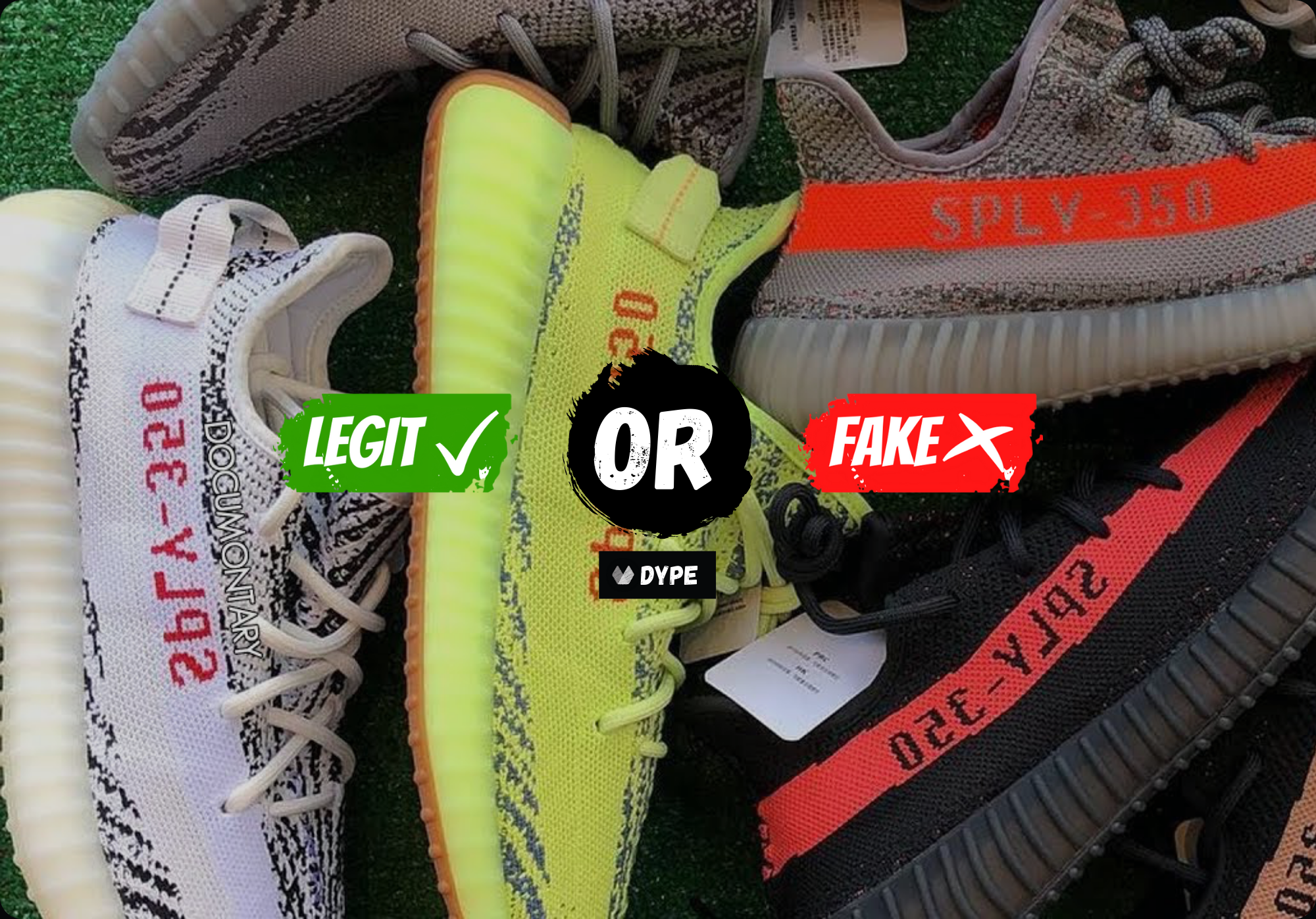 Fake light best sale up yeezys