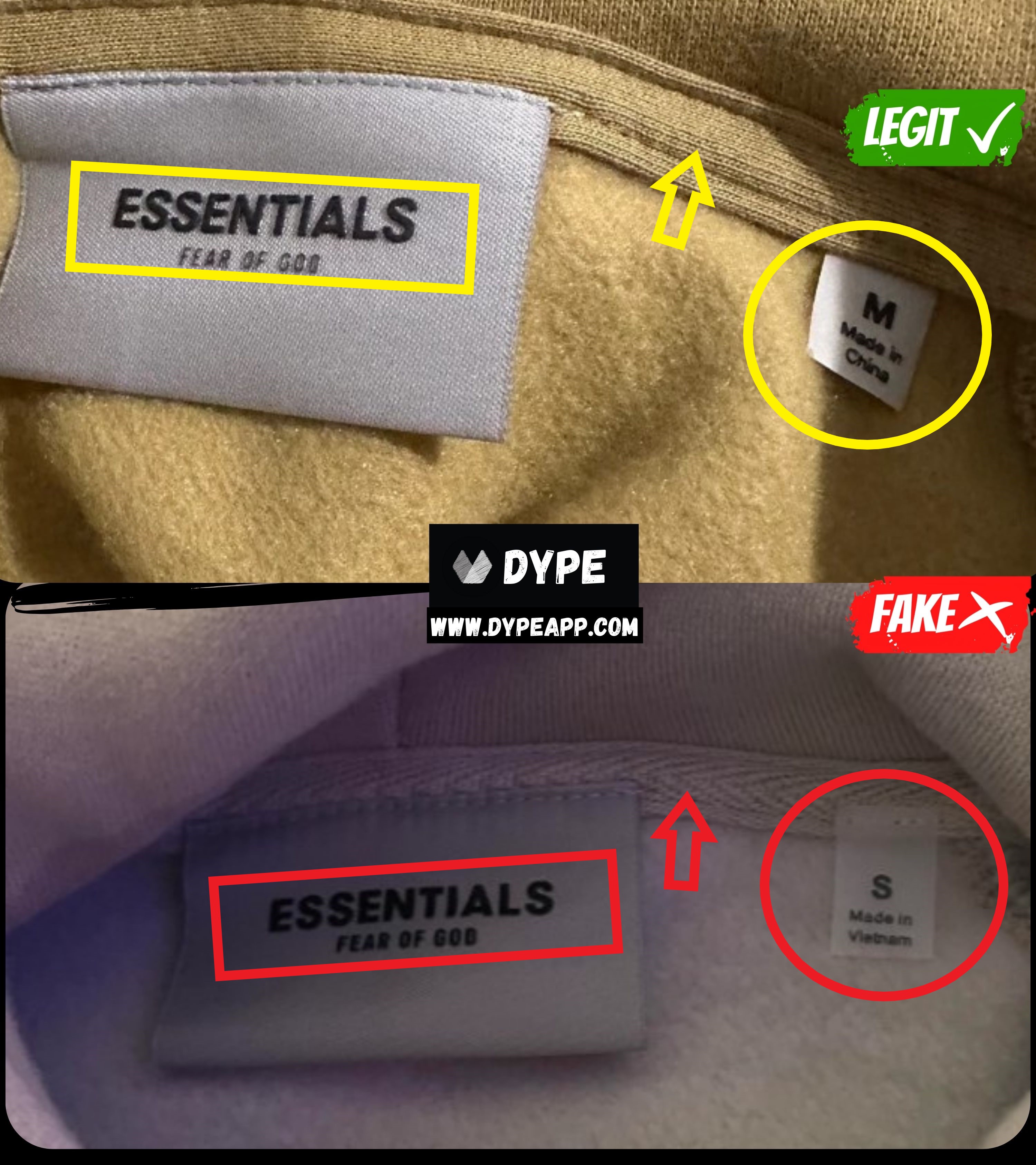 Real or fake essential sweatpants? : r/FearofGod