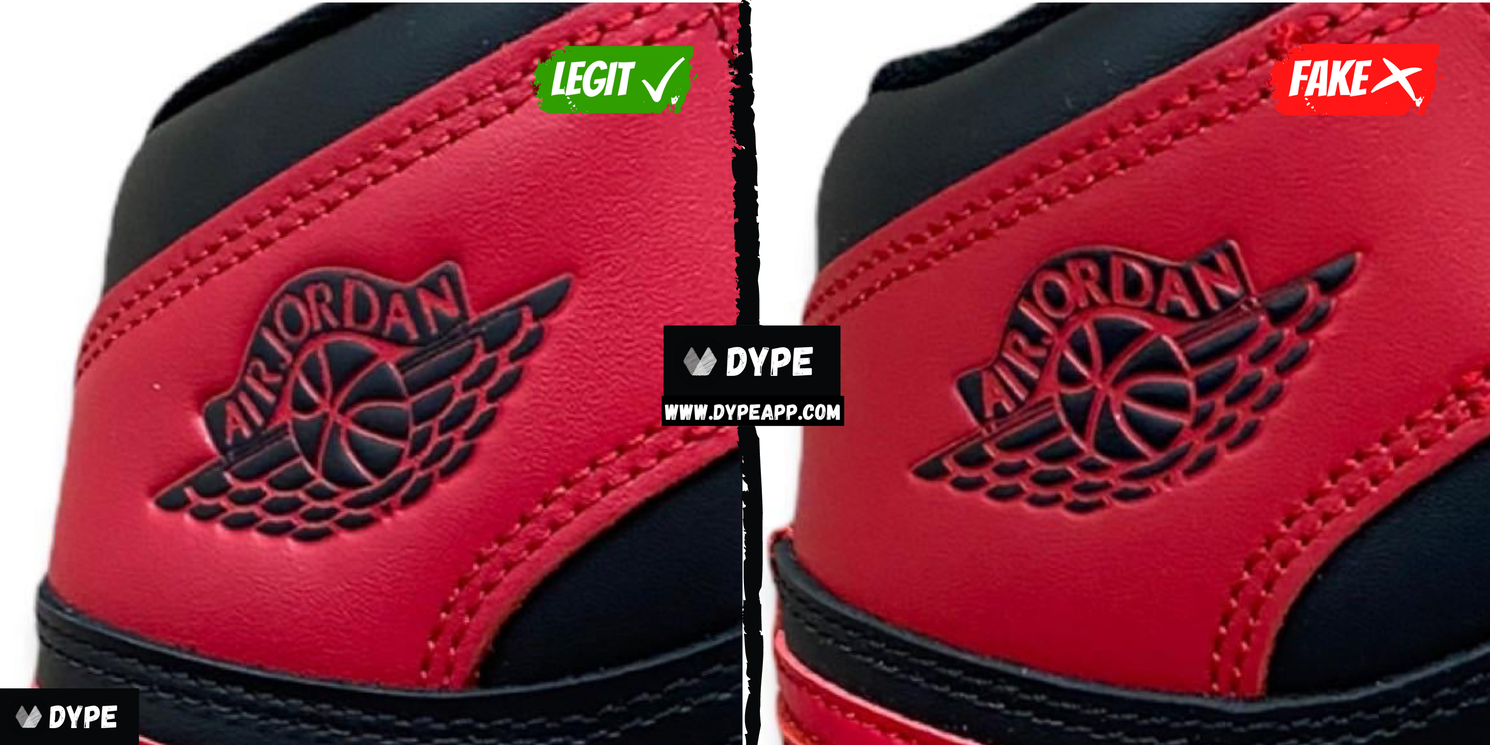 how to tell if the jordan 1s are fake