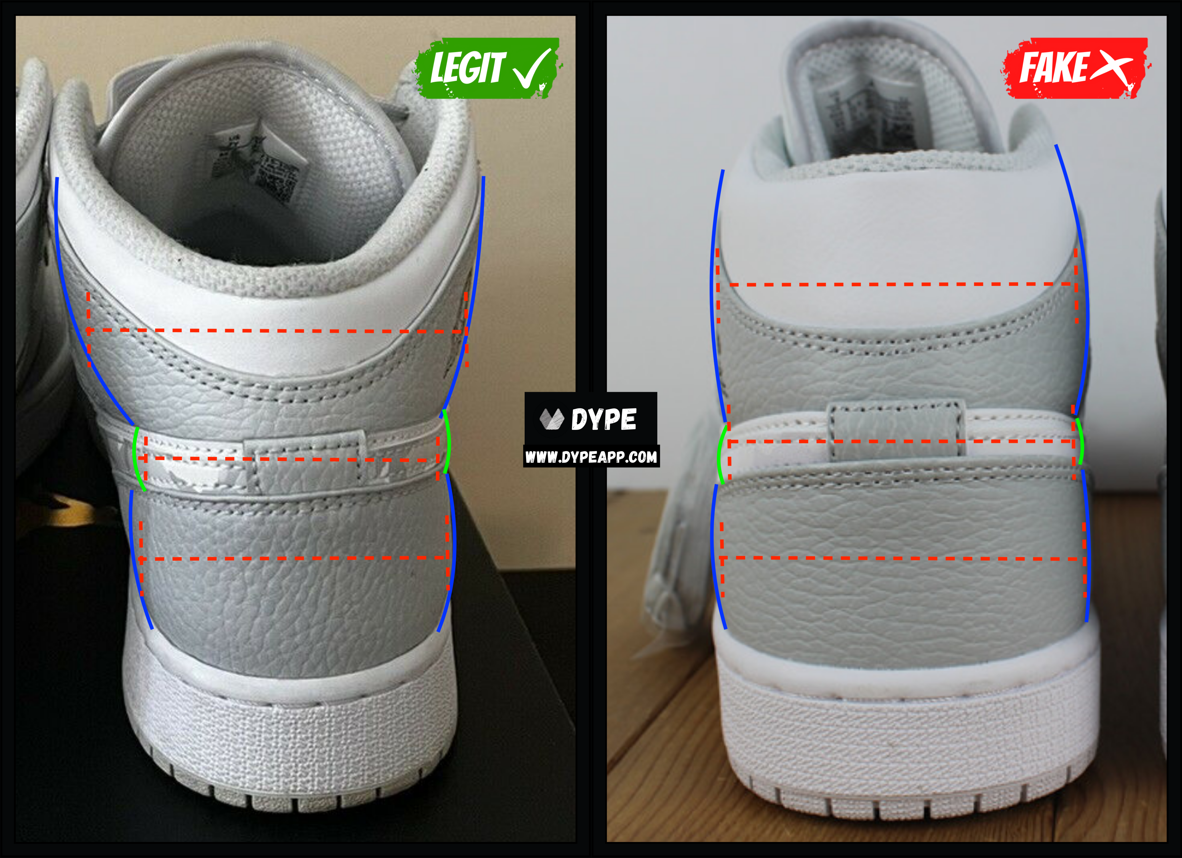 how to know if the jordan 1 is fake