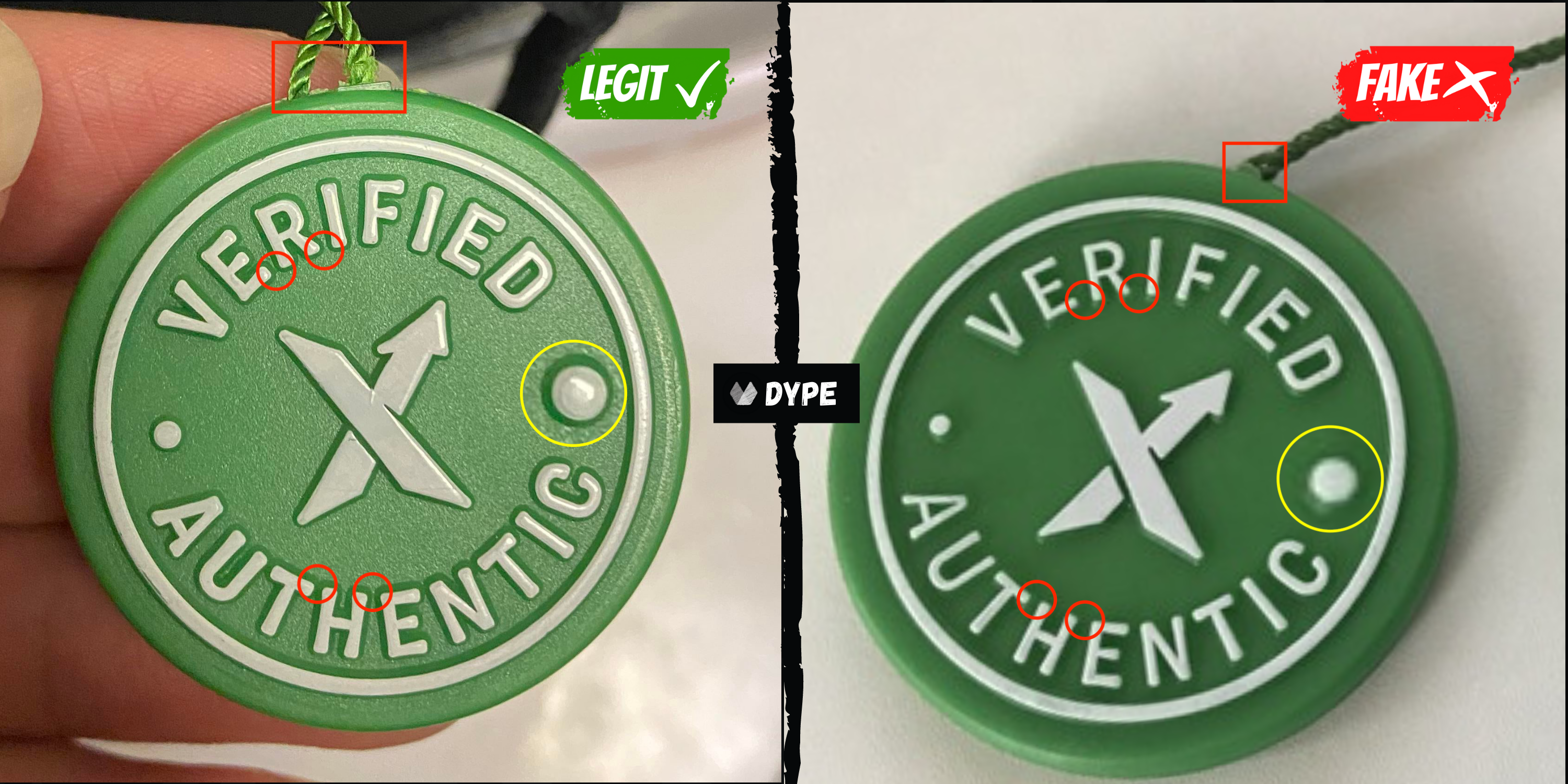 Hot Verified Authentic Stock X Tag QR Code Sticker X Card Green