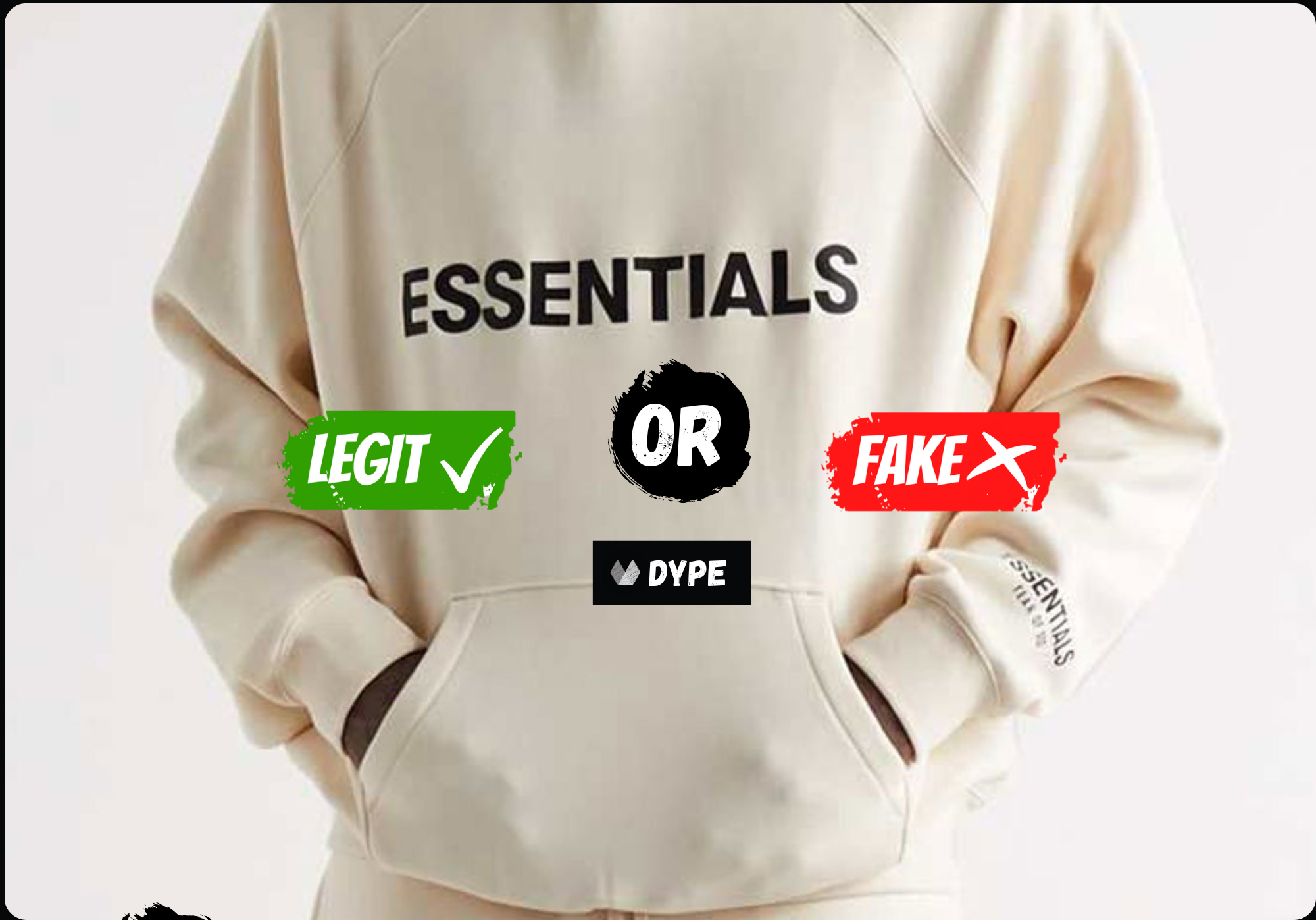 HOW TO SPOT FAKE VS REAL  FEAR OF GOD ESSENTIALS TRACK PANTS BLACK 