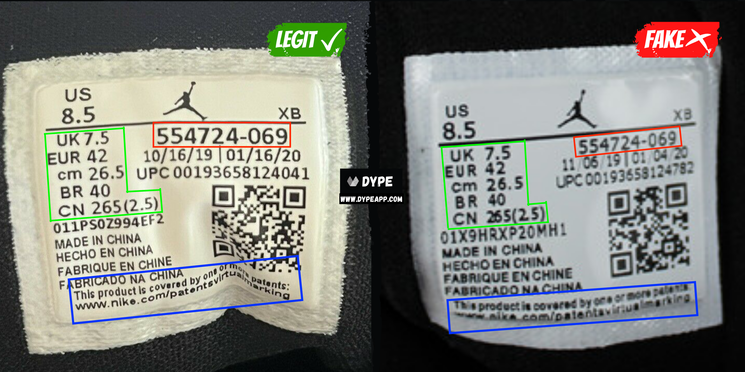 jordan 1 barcode scanner