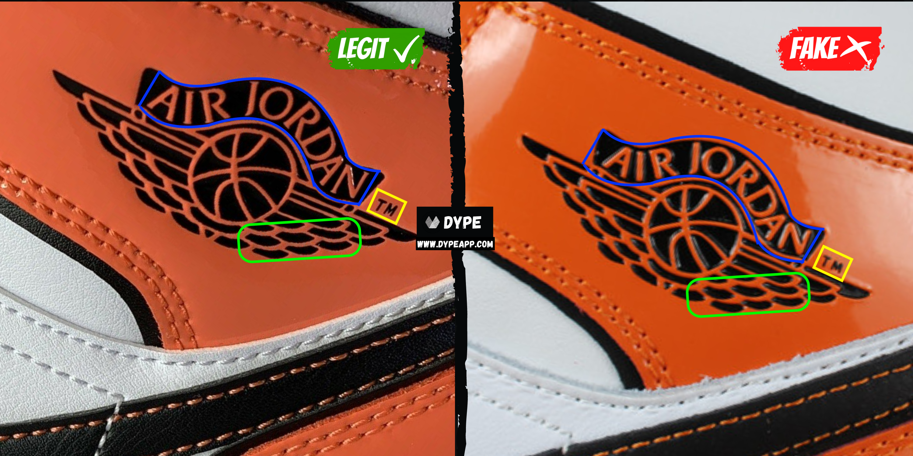 how to know if my jordan 1s are real