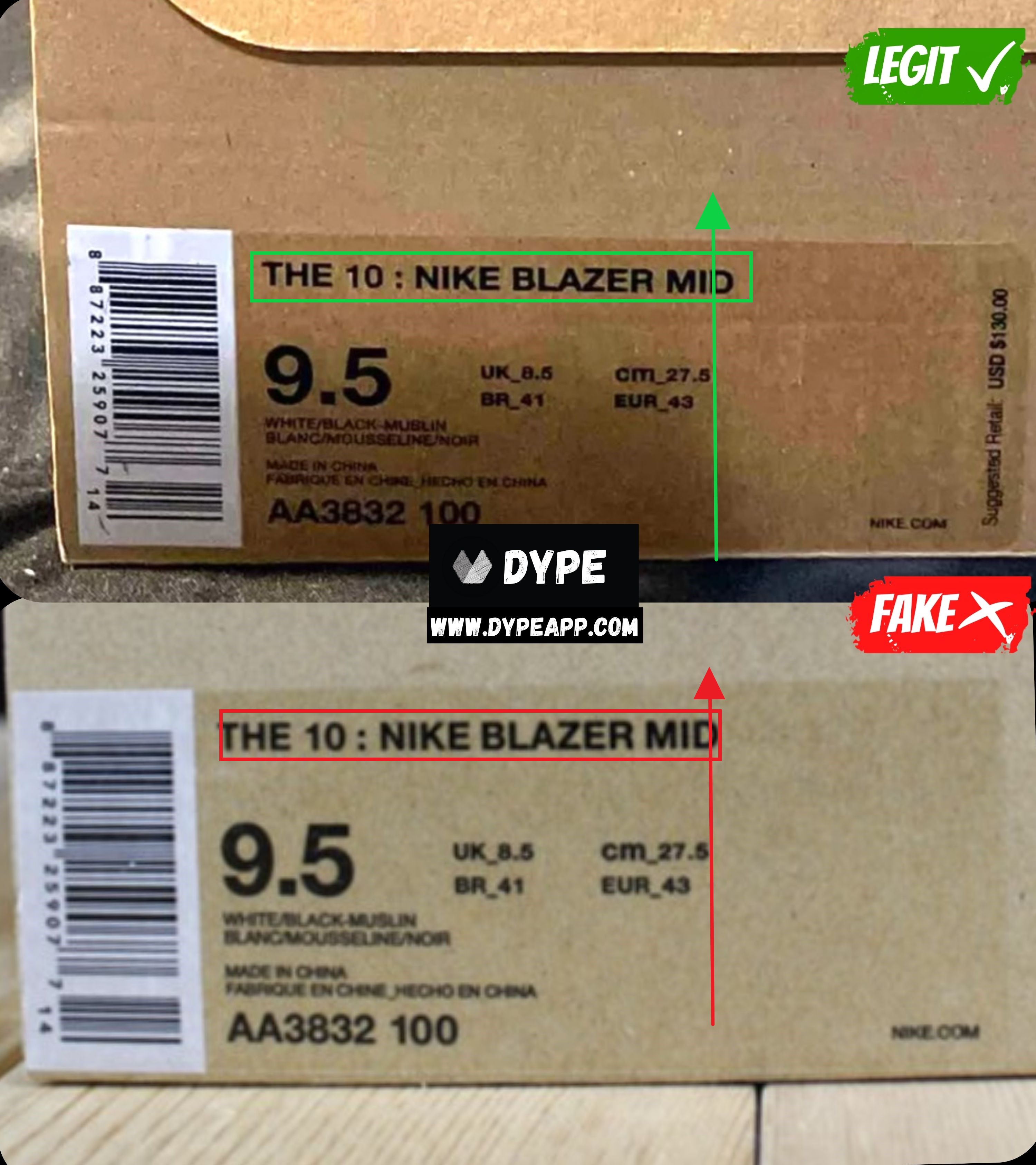 How To Spot Fake Nike Blazer Off-White (2023) - Legit Check By Ch